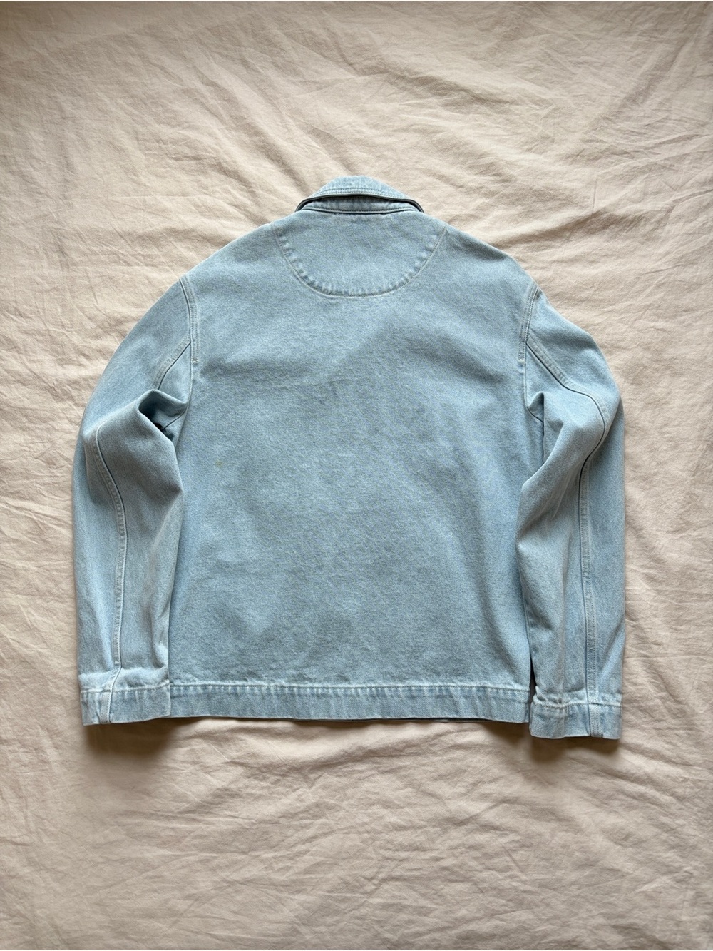 Nanushka Light Blue Denim Chore Jacket Size S - Picture 2 of 7